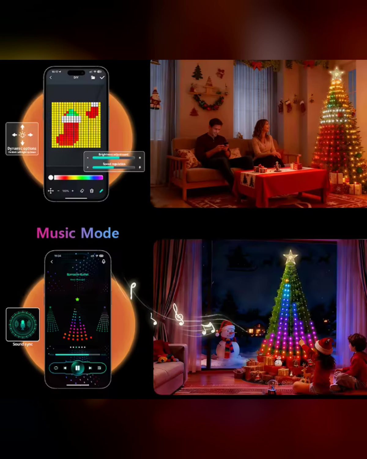 Wondr Light Smart Christmas Tree Lights
